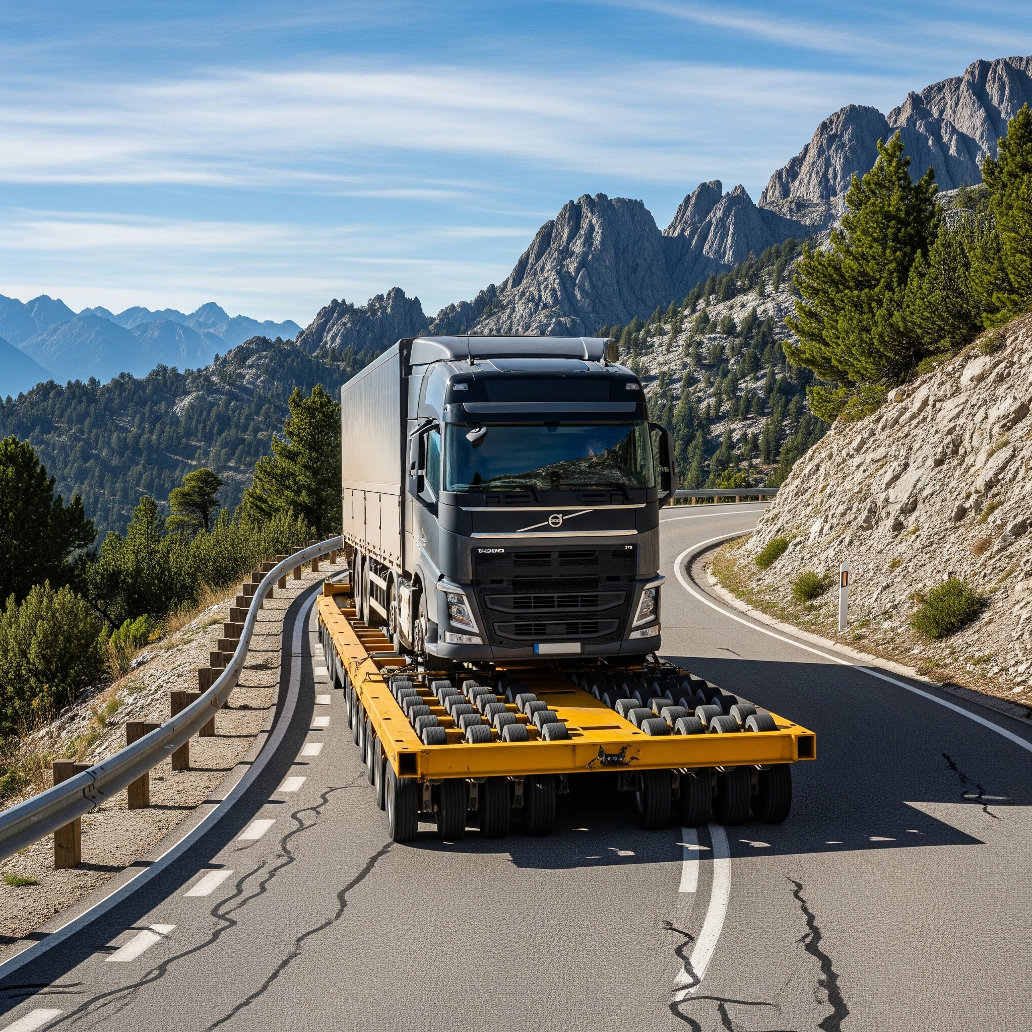 Regenerative  Braking  by  descending trucks on  downhill  roads 